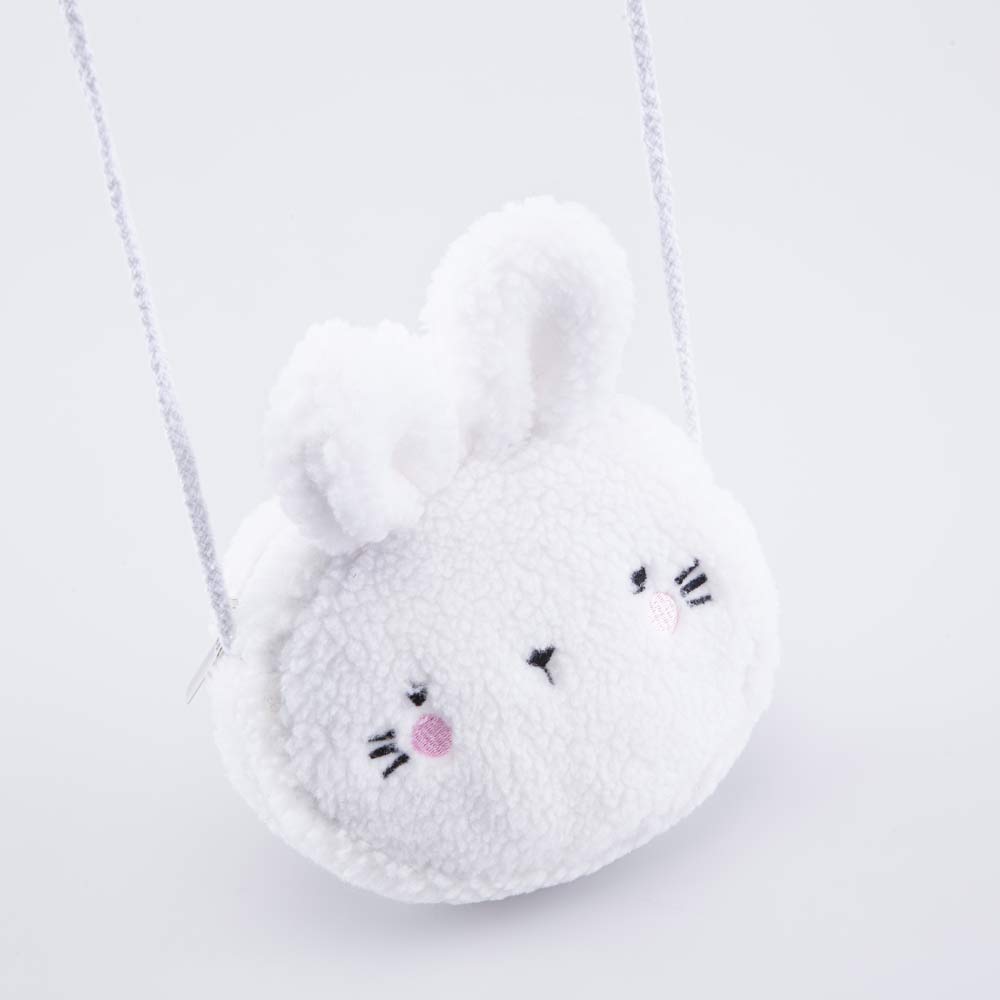 02802368-40 Сумка детская Пушистый зайка белый, все фото 5