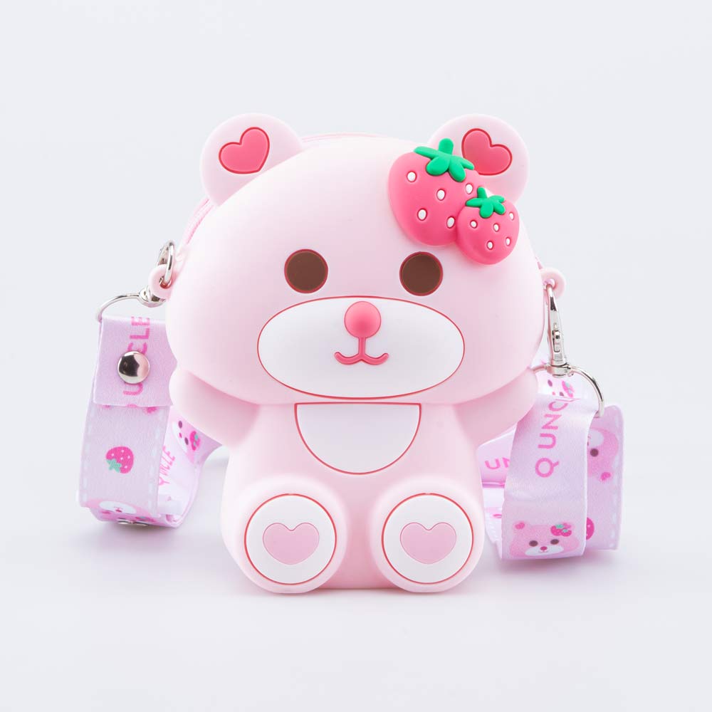 02802370-40 Силиконовая сумка-игрушка детская розовый, все фото 1