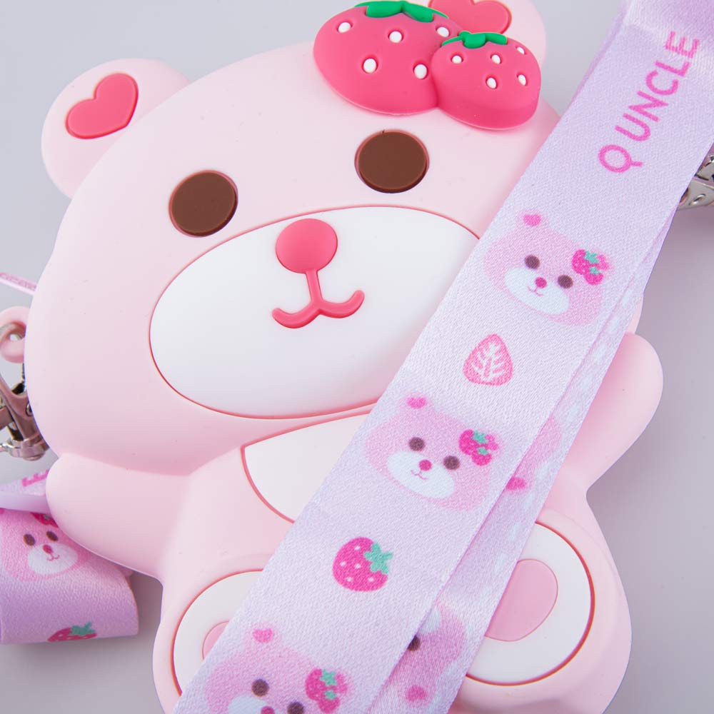 02802370-40 Силиконовая сумка-игрушка детская розовый, все фото 5