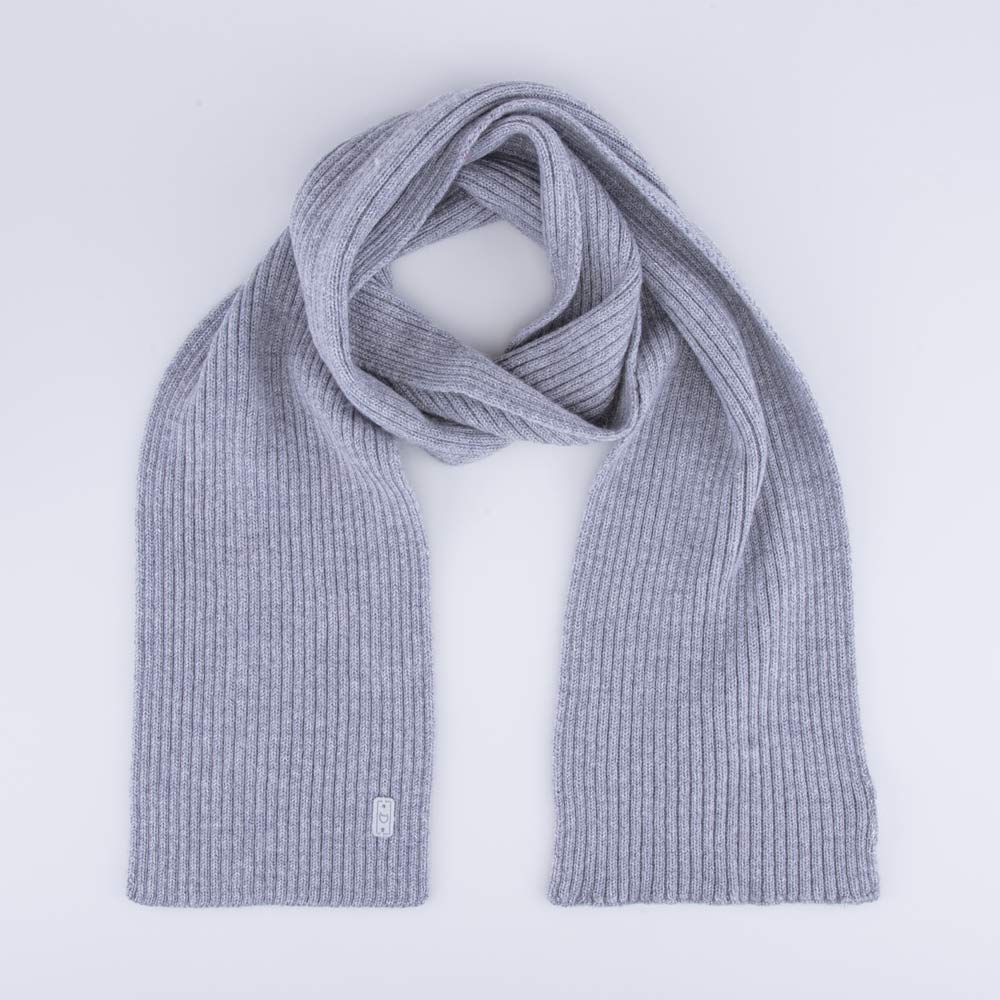 07712110-20 Шарф из шерсти мериноса детский серый, все фото 1