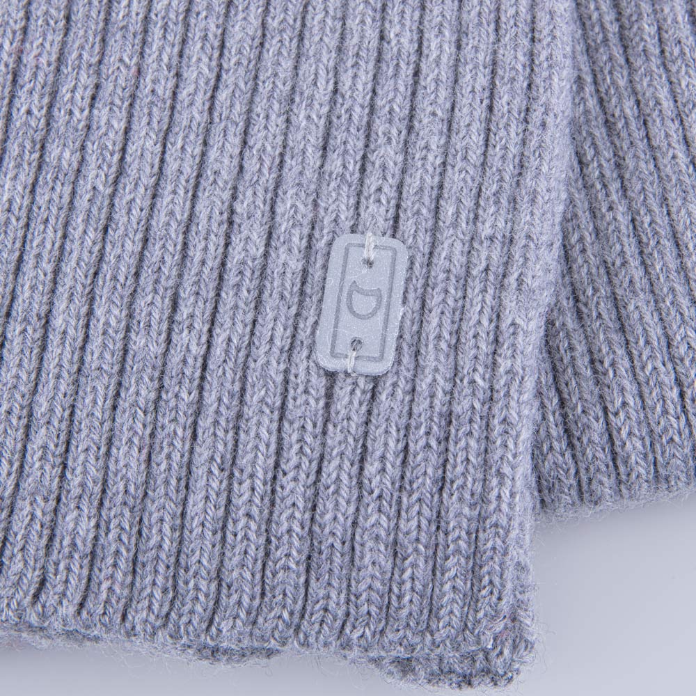 07712110-20 Шарф из шерсти мериноса детский серый, все фото 3