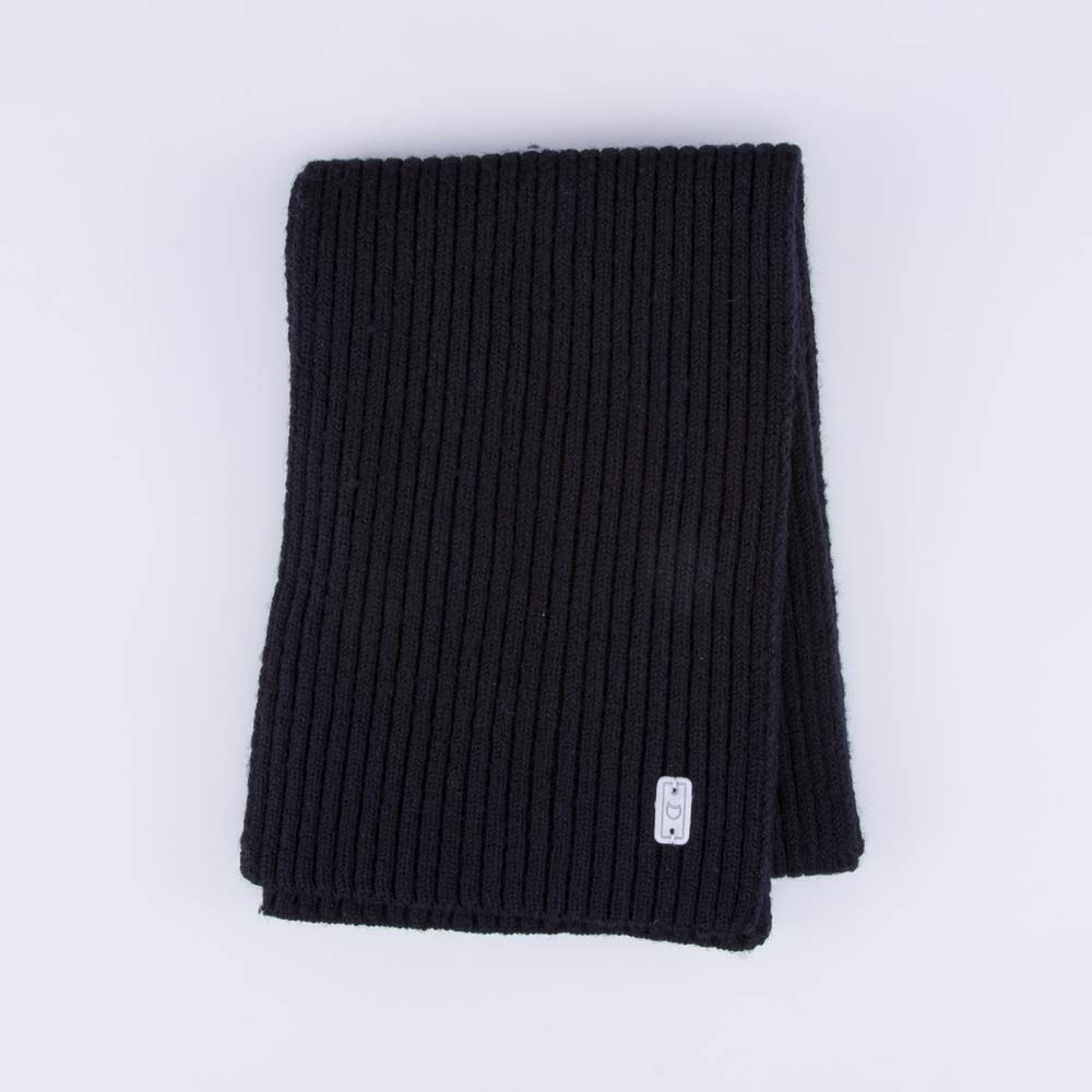 07712112-20 Шарф из шерсти мериноса детский черный, все фото 2