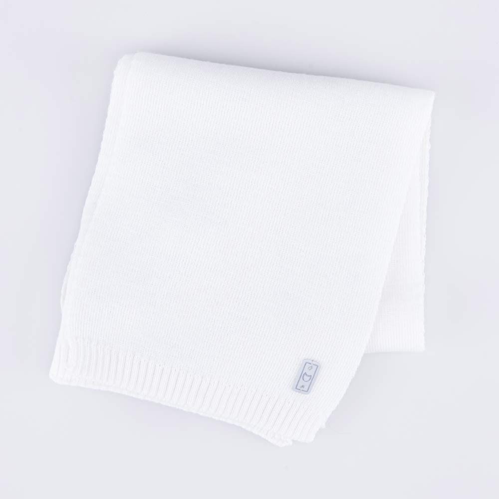 07812096-20 Шарф из шерсти мериноса детский белый, все фото 2