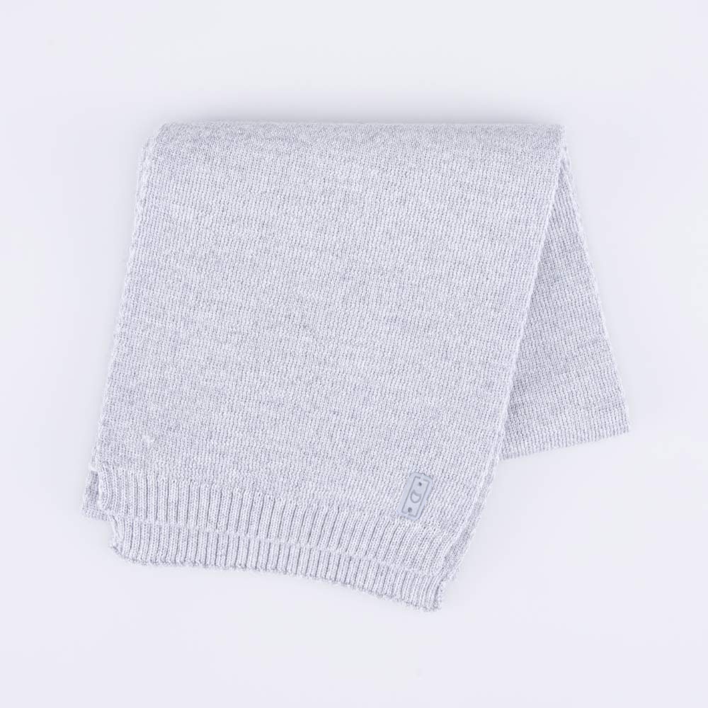 07812097-20 Шарф из шерсти мериноса детский серый, все фото 2