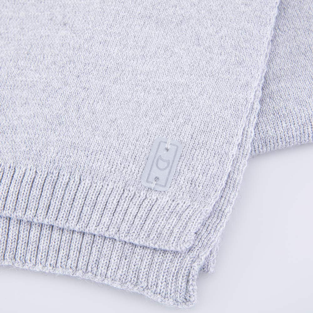 07812097-20 Шарф из шерсти мериноса детский серый, все фото 3