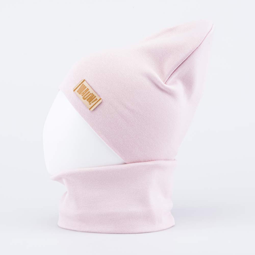 07804001-42 Комплект детский шапка+снуд светло-розовый, все фото 1