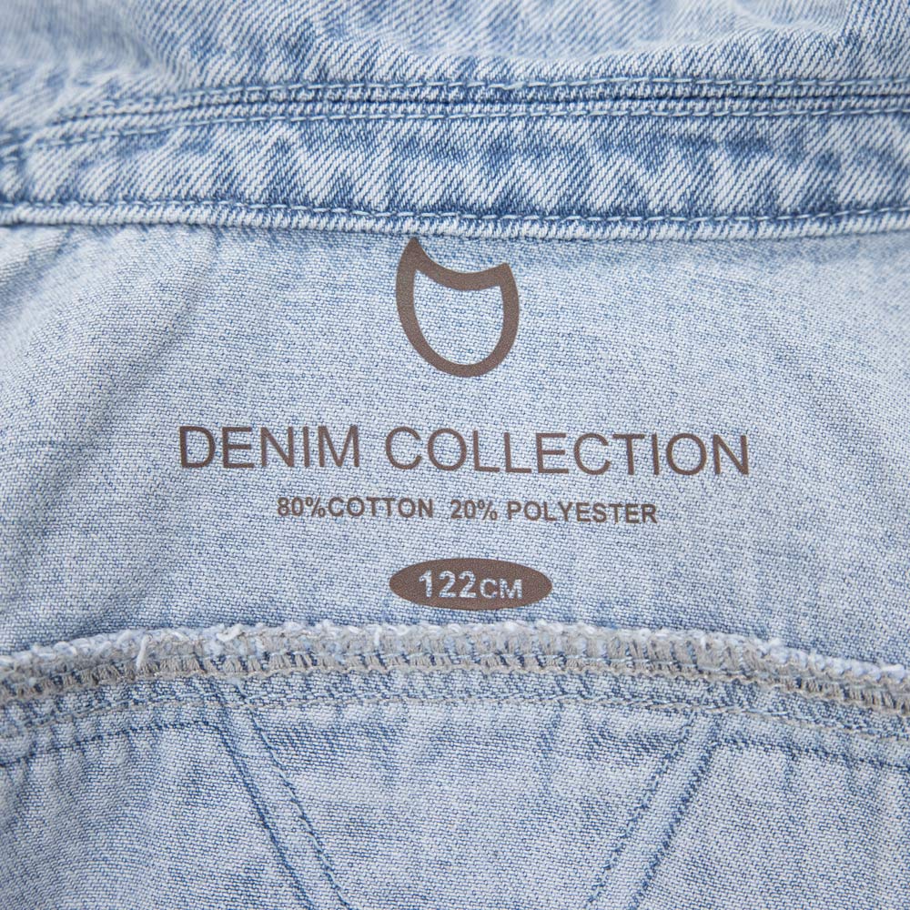 07805002-40 Джинсовая куртка-бомбер для девочки, все фото 5