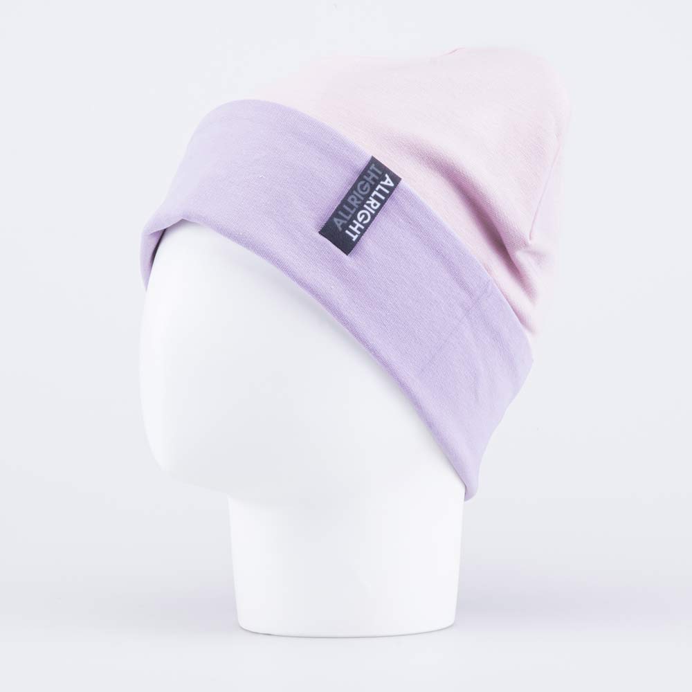 07811935-42 Шапка с отворотом для девочки розовый, все фото 1