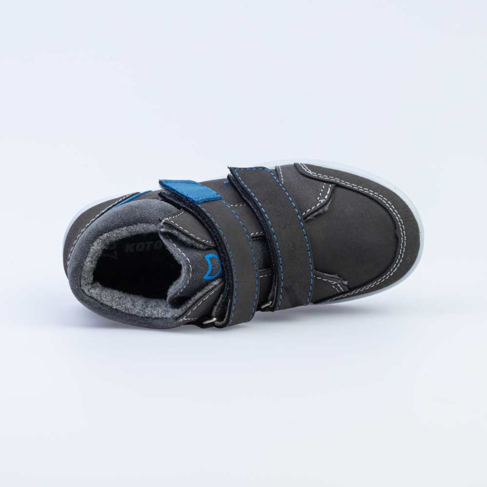 452123-31 Ботинки на липучке, байка, все фото 4