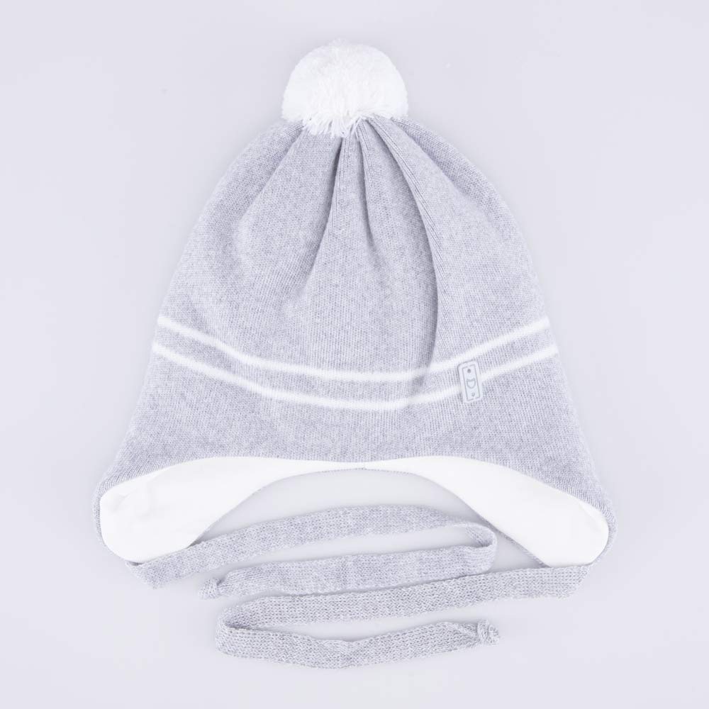 07711422-41 Шапка на завязках серый, все фото 4