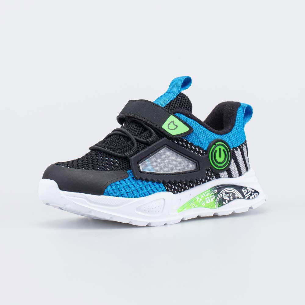 344419-15 Текстильные кроссовки на липучке , все фото 1