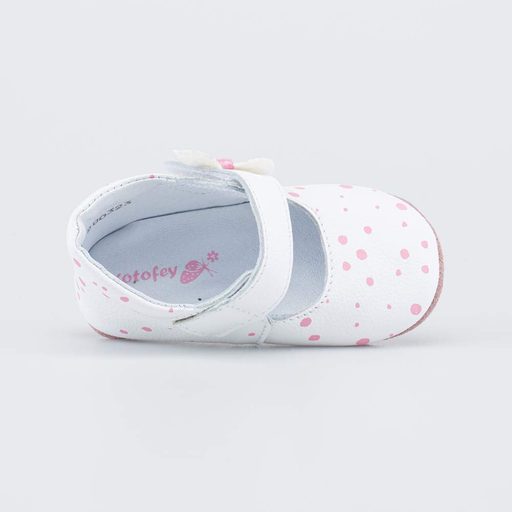 002136-21 Кожаные пинетки на липучке, все фото 4