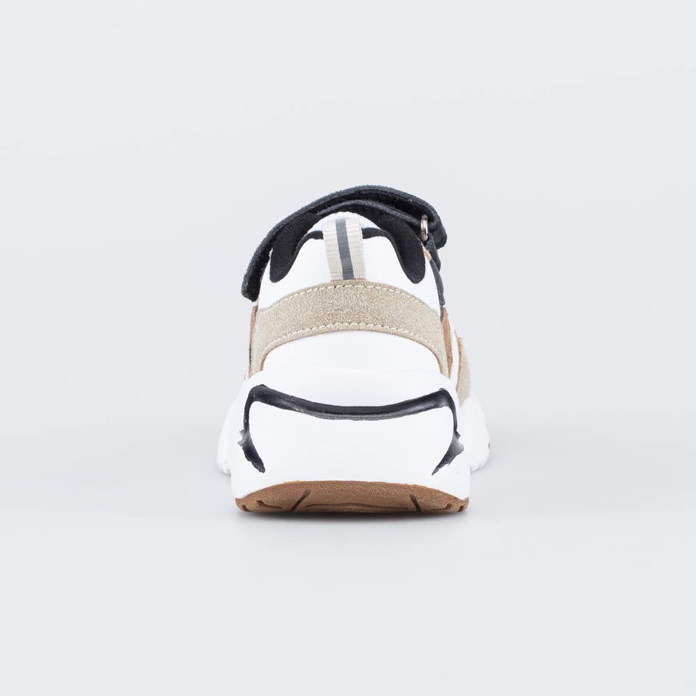 144207-75 Бежевые кроссовки Контраст, все фото 5