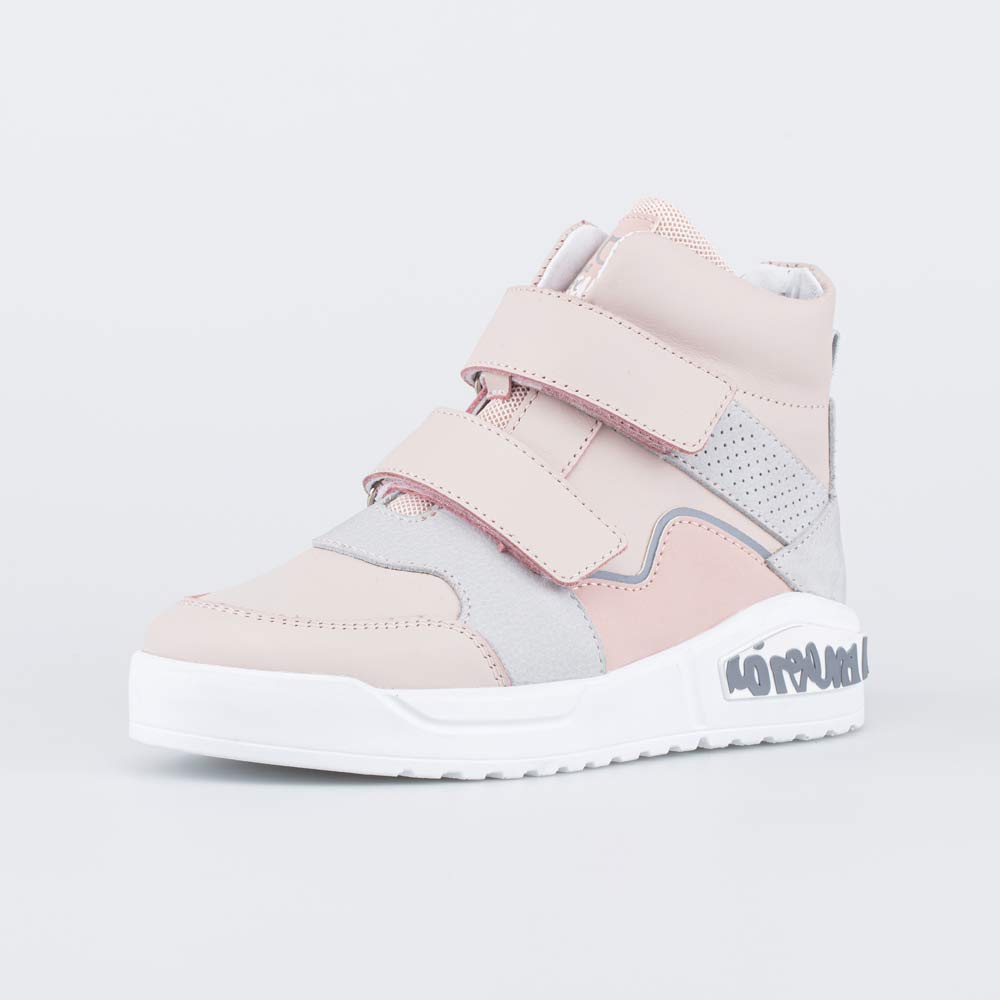 552312-21 Кожаные ботинки на липучках , все фото 1