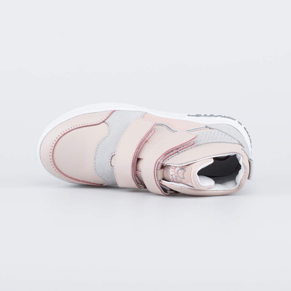 552312-21 Кожаные ботинки на липучках , все фото 4