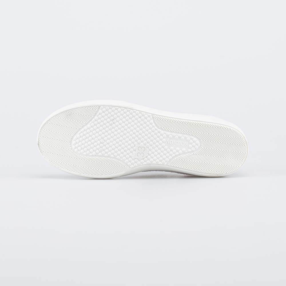 731189-11 Кеды из вязаного текстиля для девочки-подростка бежевый, все фото 3