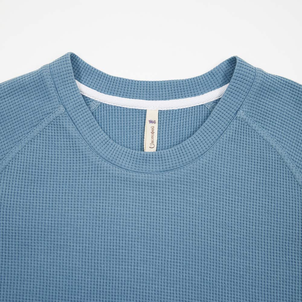 07764090-41 Вафельная футболка для мальчика синий, все фото 3