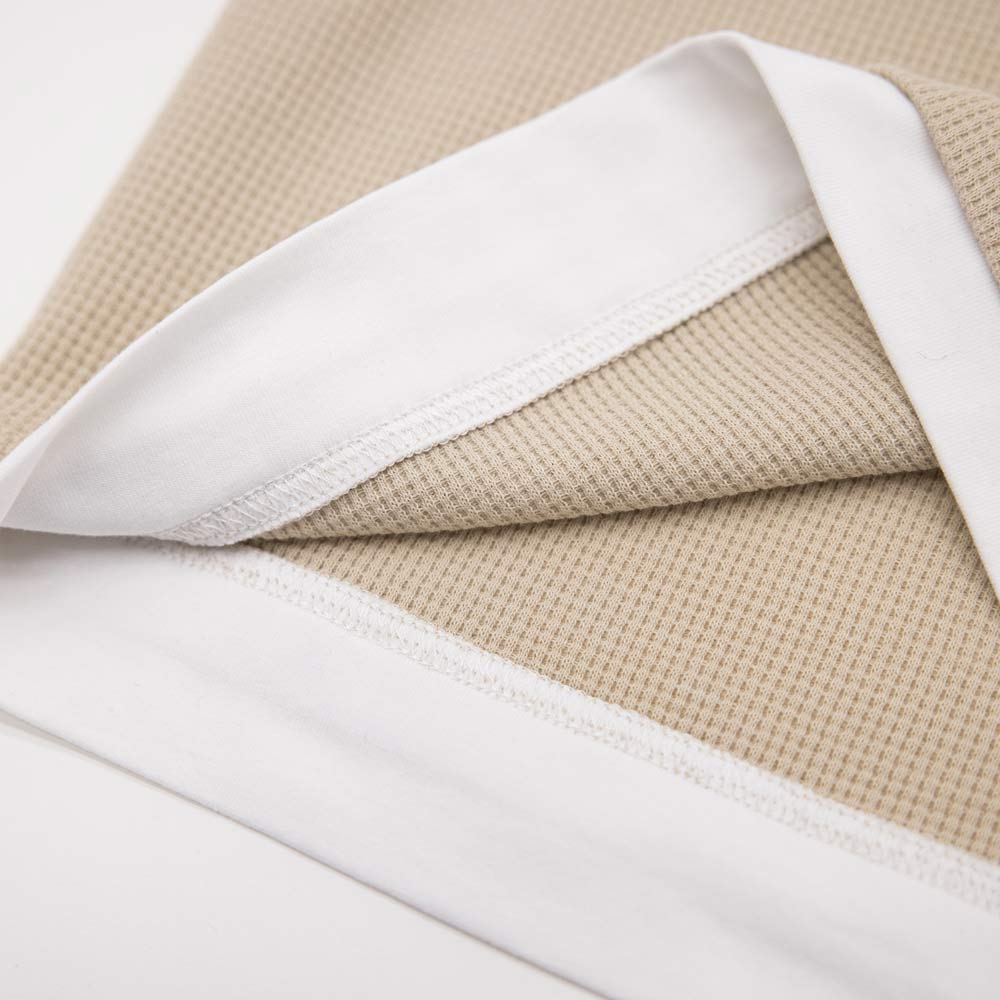 07764090-42 Вафельная футболка для мальчика бежевый, все фото 4