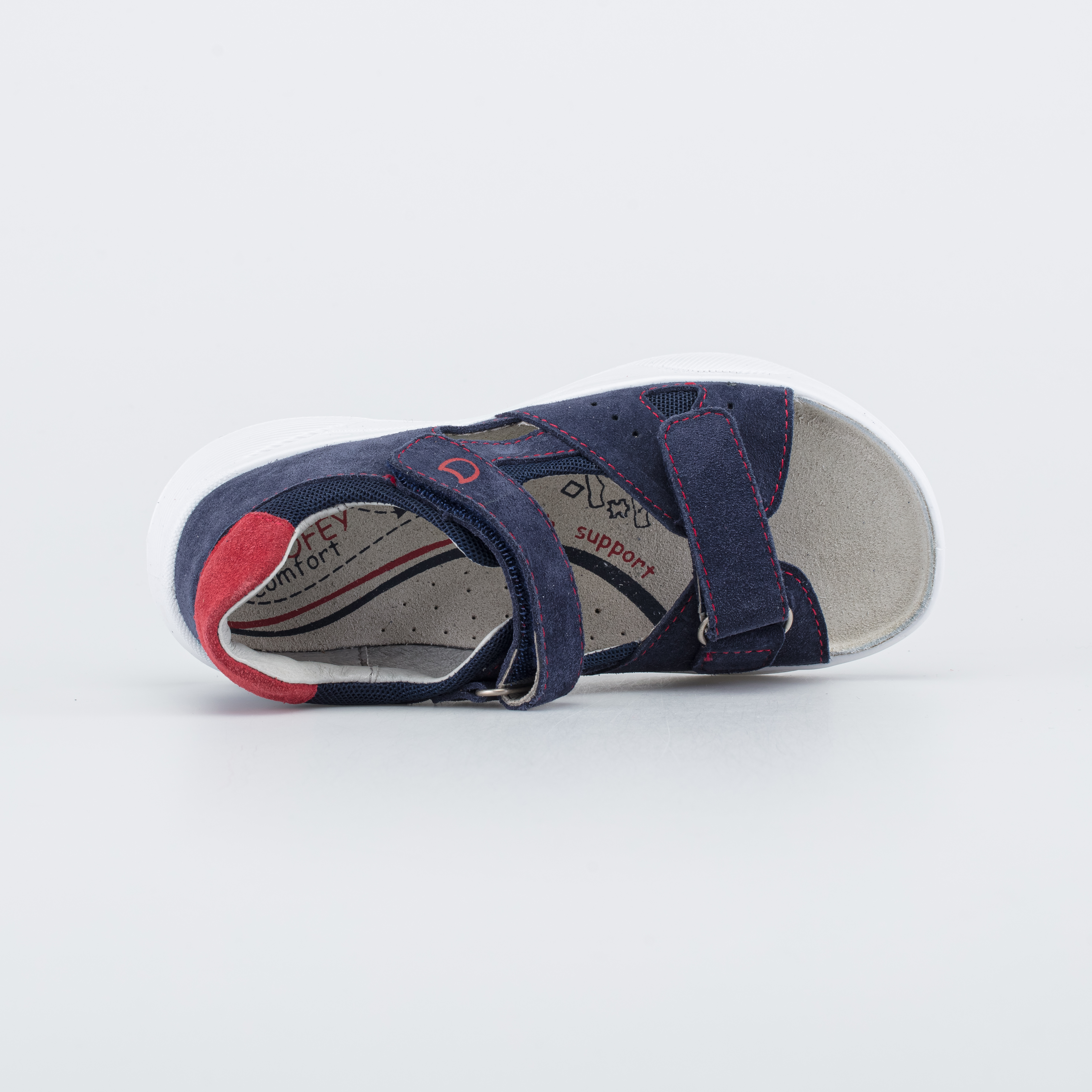 322192-21 Кожаные сандалии для мальчика Синий, все фото 4