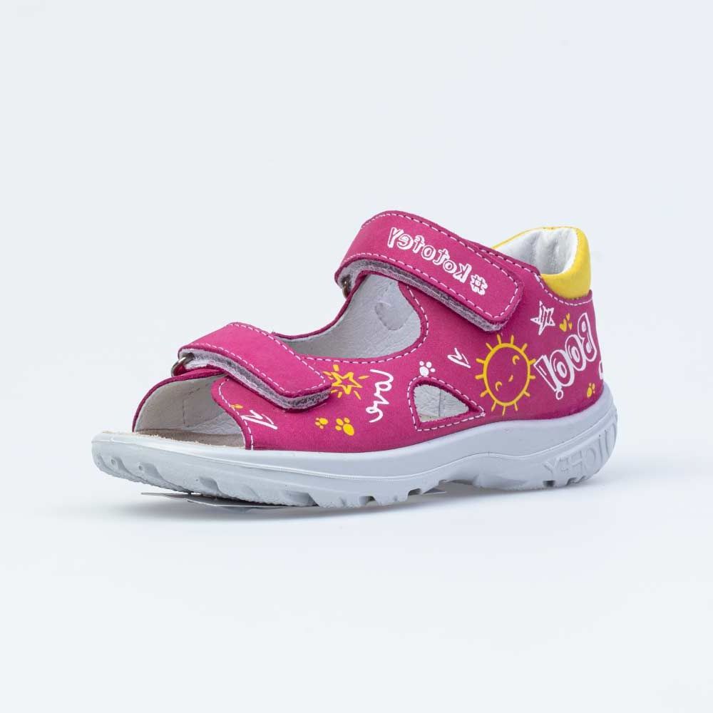 122183-21 Босоножки для девочки из натурального нубука, все фото 1