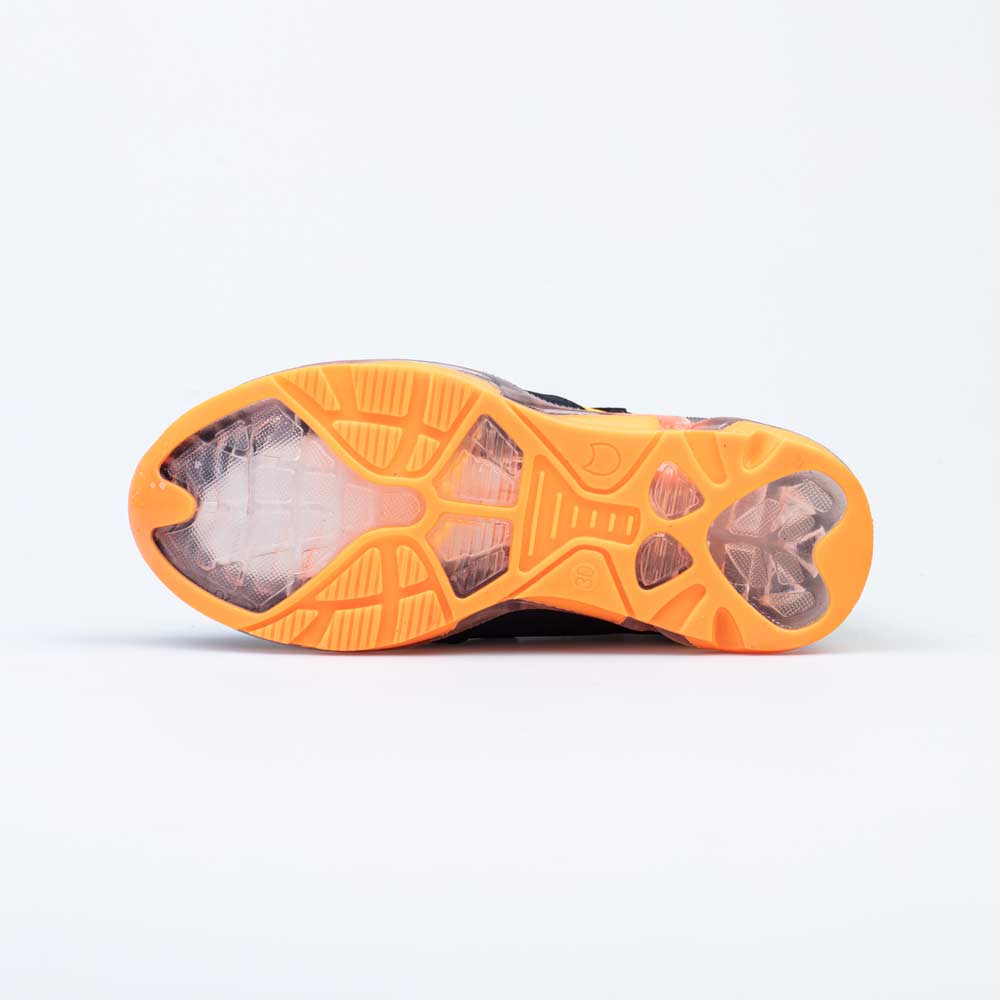 352269-24 Кожаные ботинки на весну/осень Оранжевая молния, все фото 3