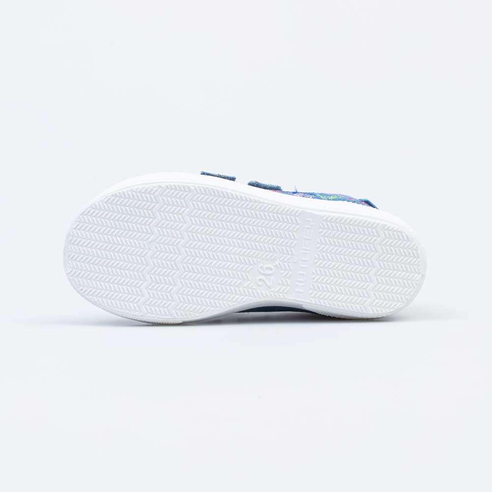 331181-12 Голубые кеды из хлопка с вышивкой, все фото 3