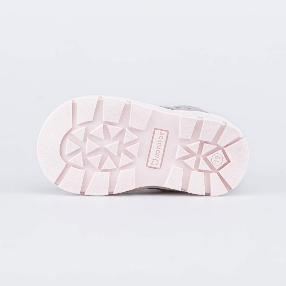 152333-31 Утепленные ботинки на шнурках DGU сиреневый, все фото 3