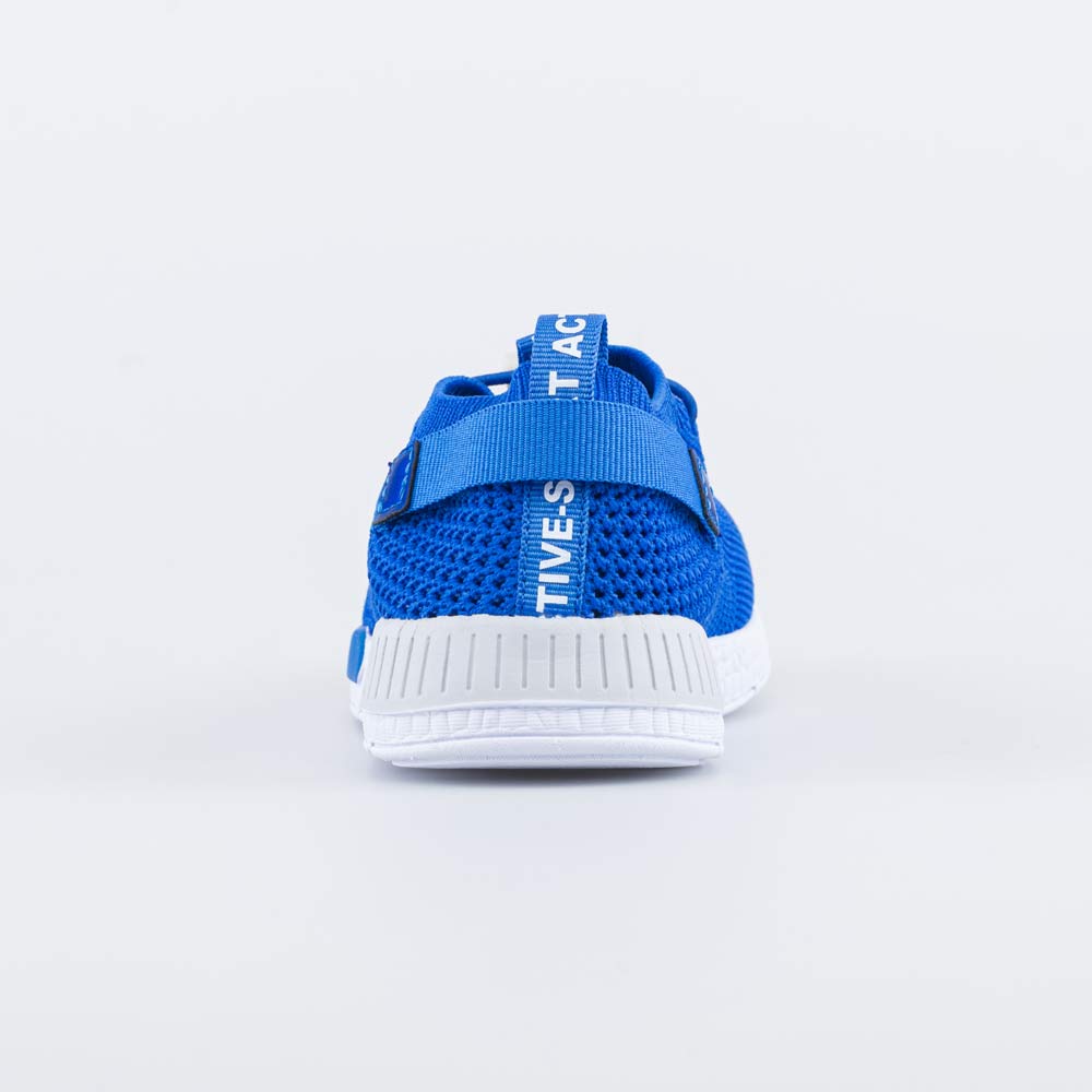 441011-16 Голубые текстильные кроссовки, все фото 5