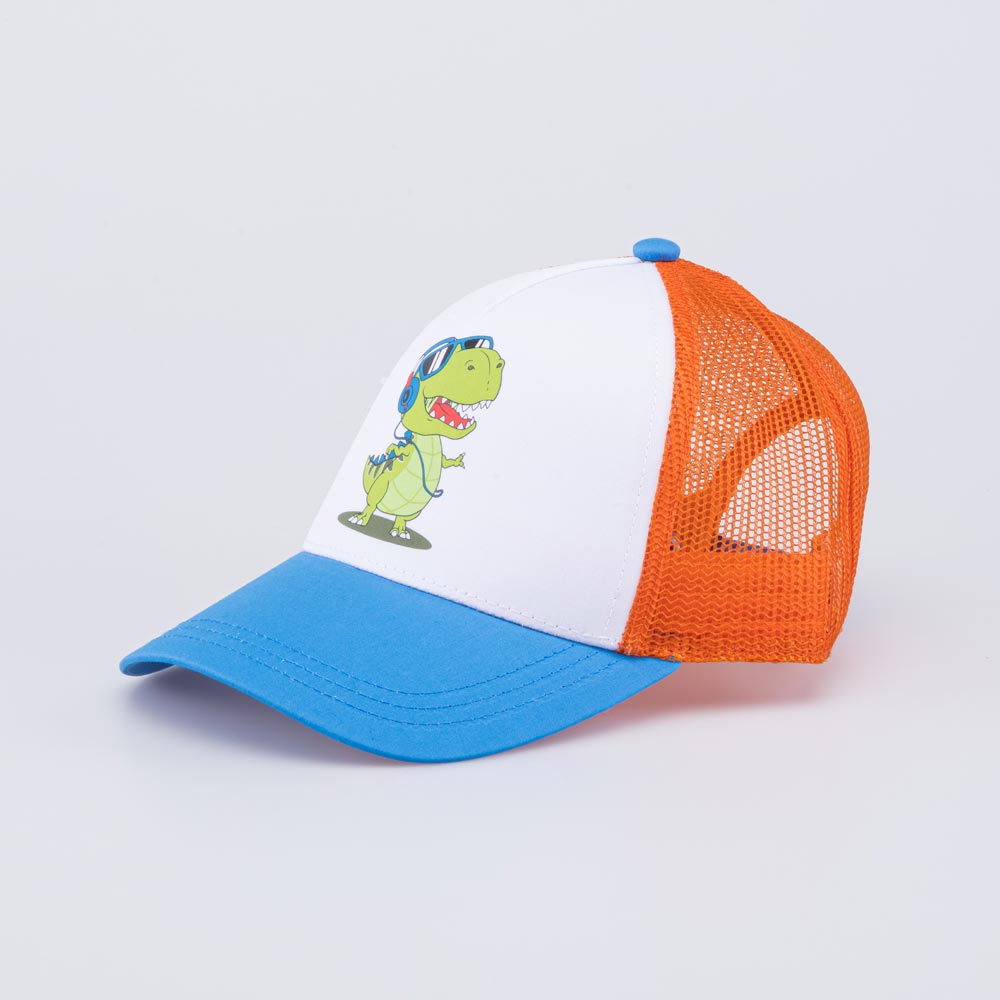 07709115-40 Кепка-бейсболка с сеточкой Динозавр, все фото 1