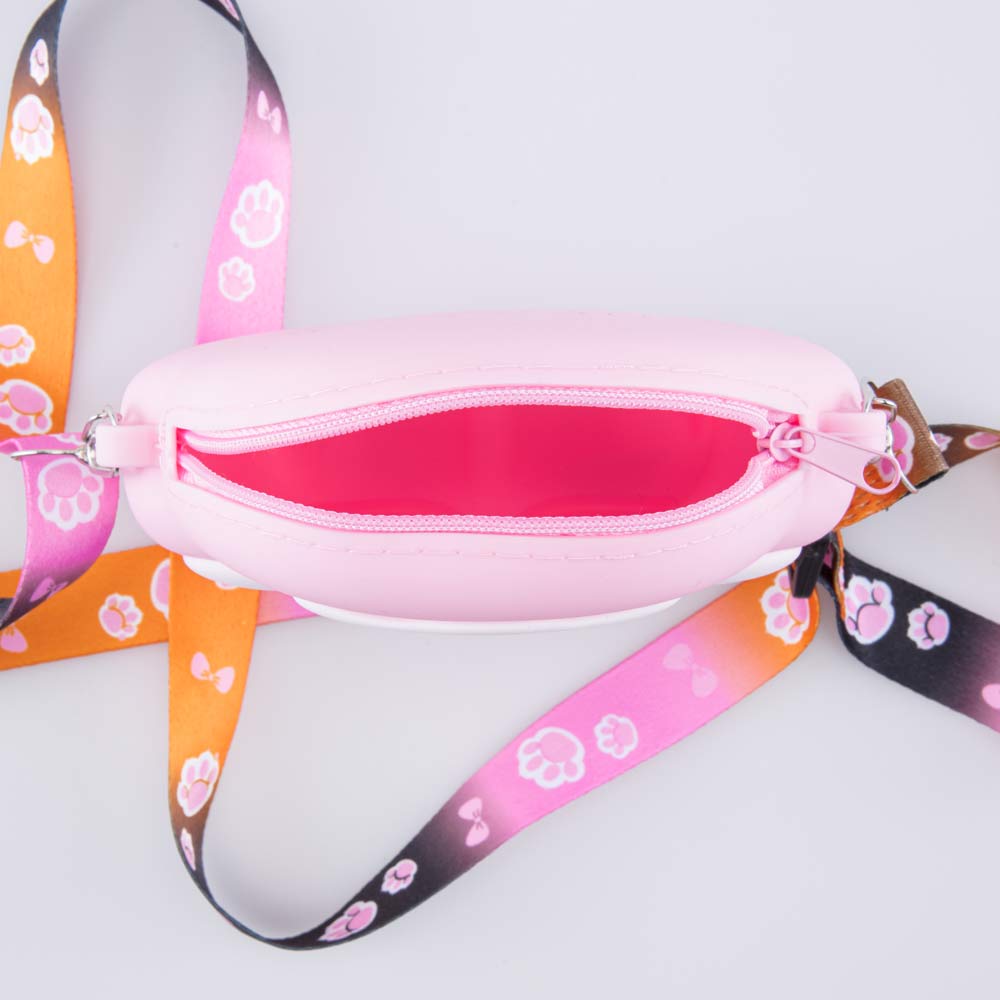 02802375-40 Силиконовая сумка-игрушка детская розовый, все фото 4