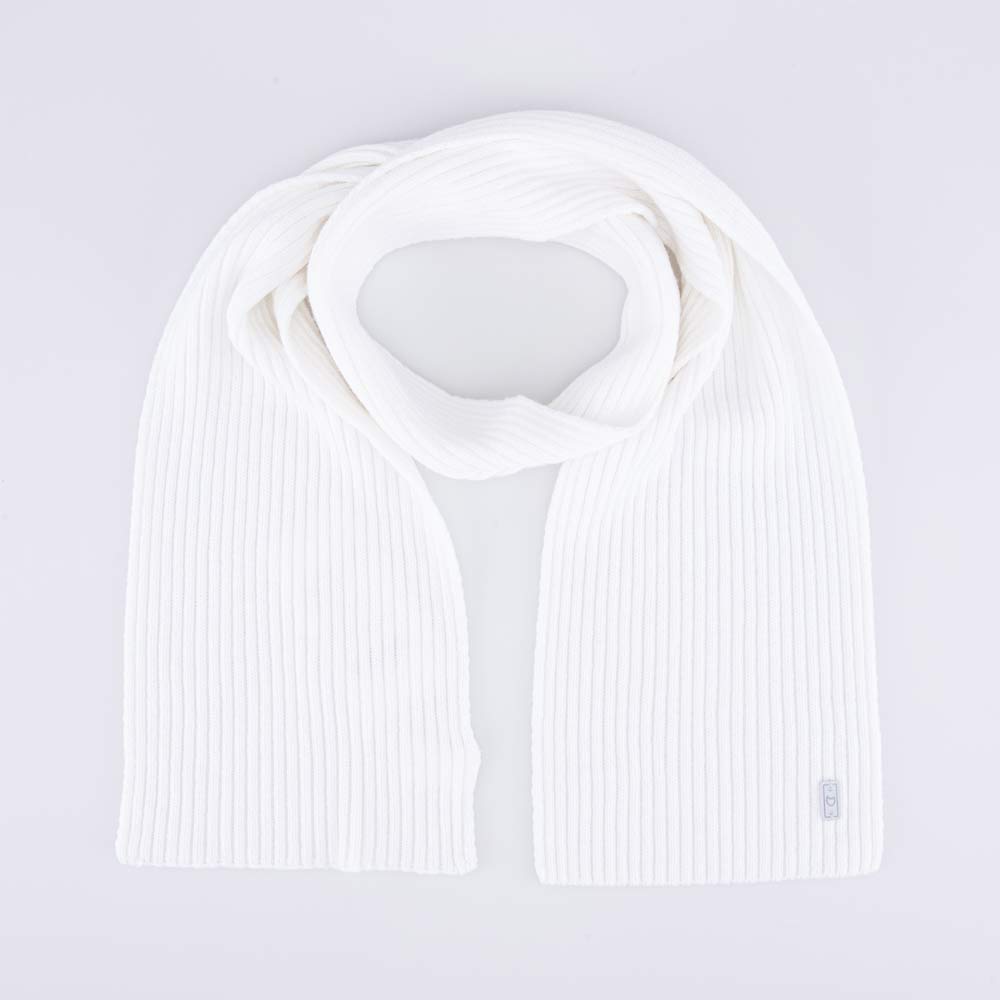 07812108-20 Шарф из шерсти мериноса детский белый, все фото 1