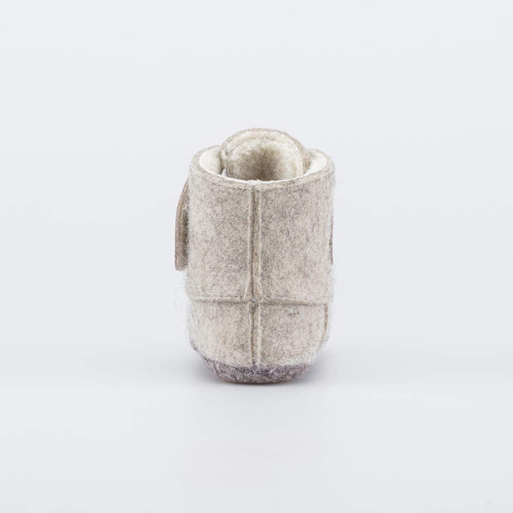 007014-40 Войлочные пинетки для девочки Котик, все фото 5