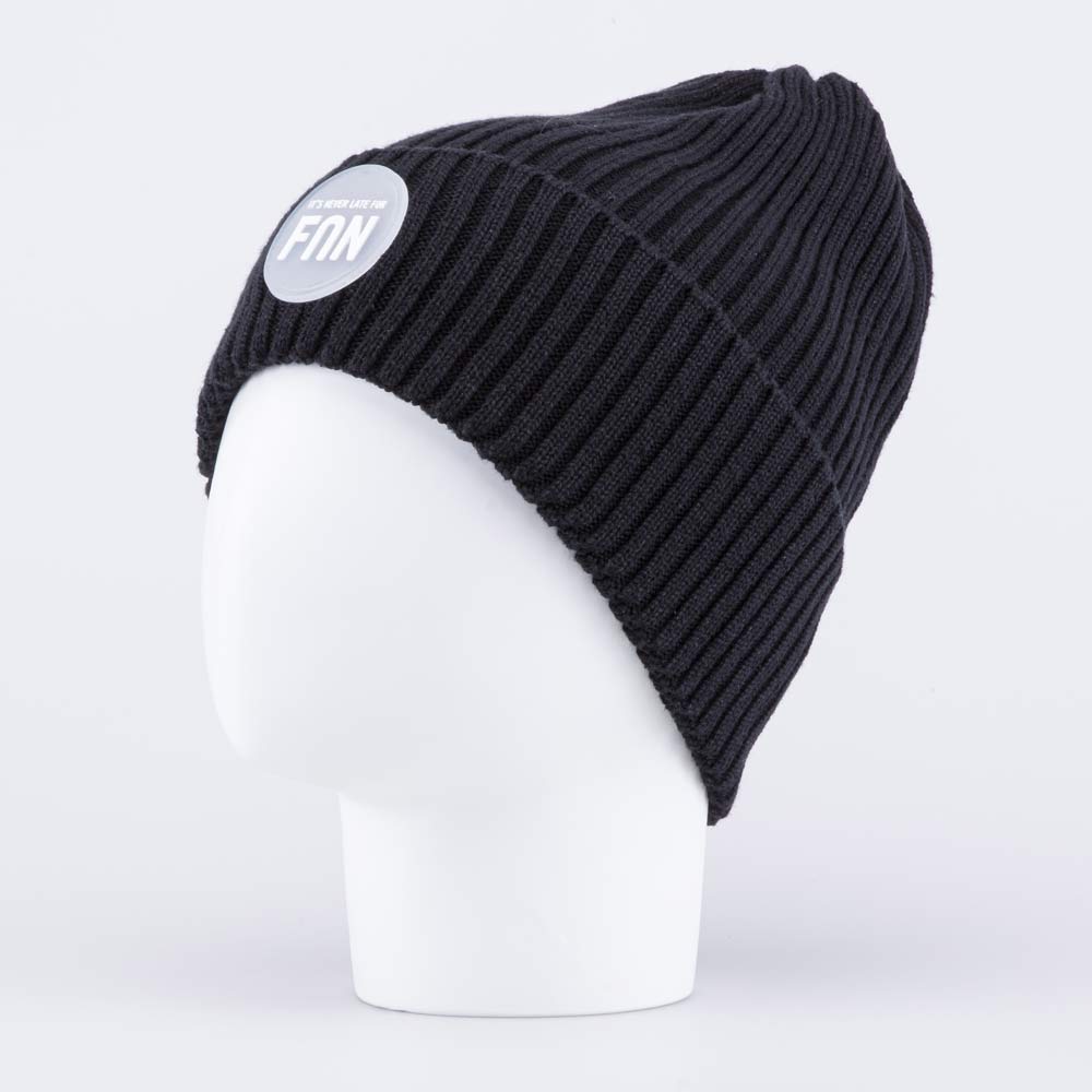 07711920-40 Шапка с отворотом детская FUN черный, все фото 1