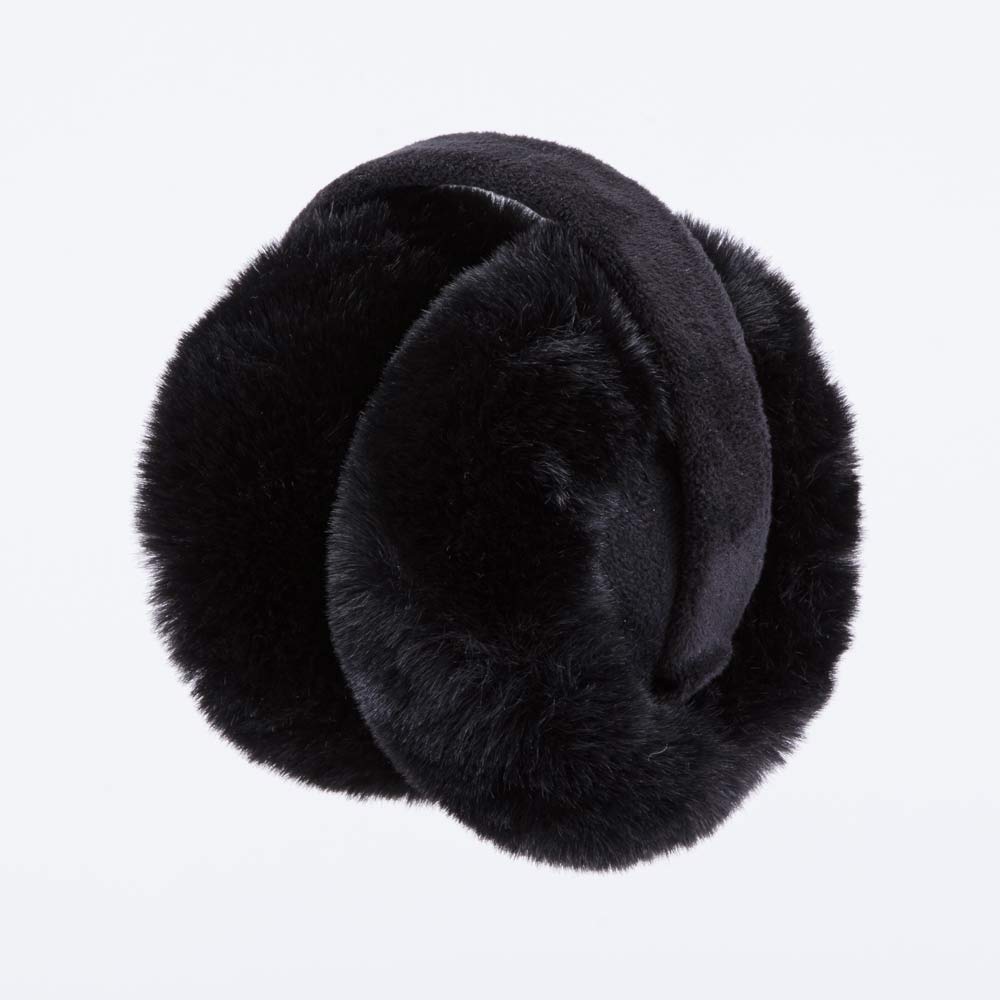 07811957-40 Меховые наушники для девочки Черный, все фото 3