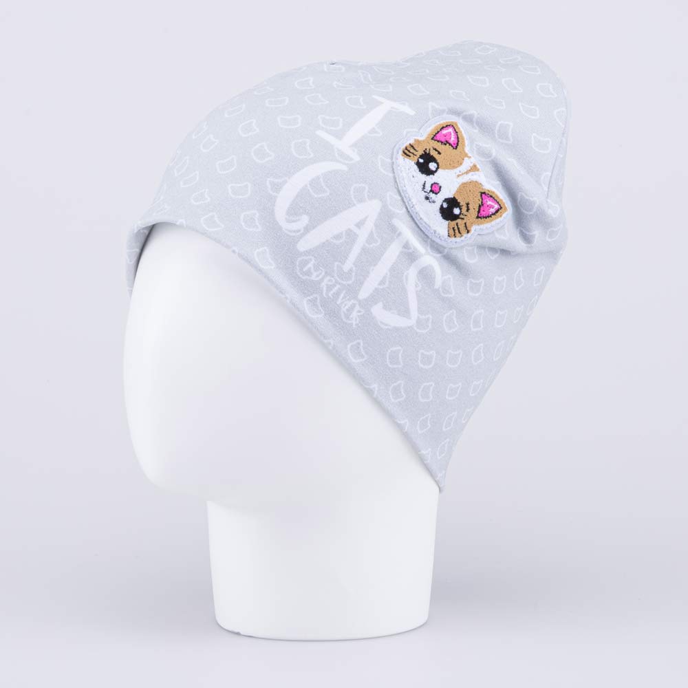 07811976-40 Шапка для девочки Милый котик, все фото 1