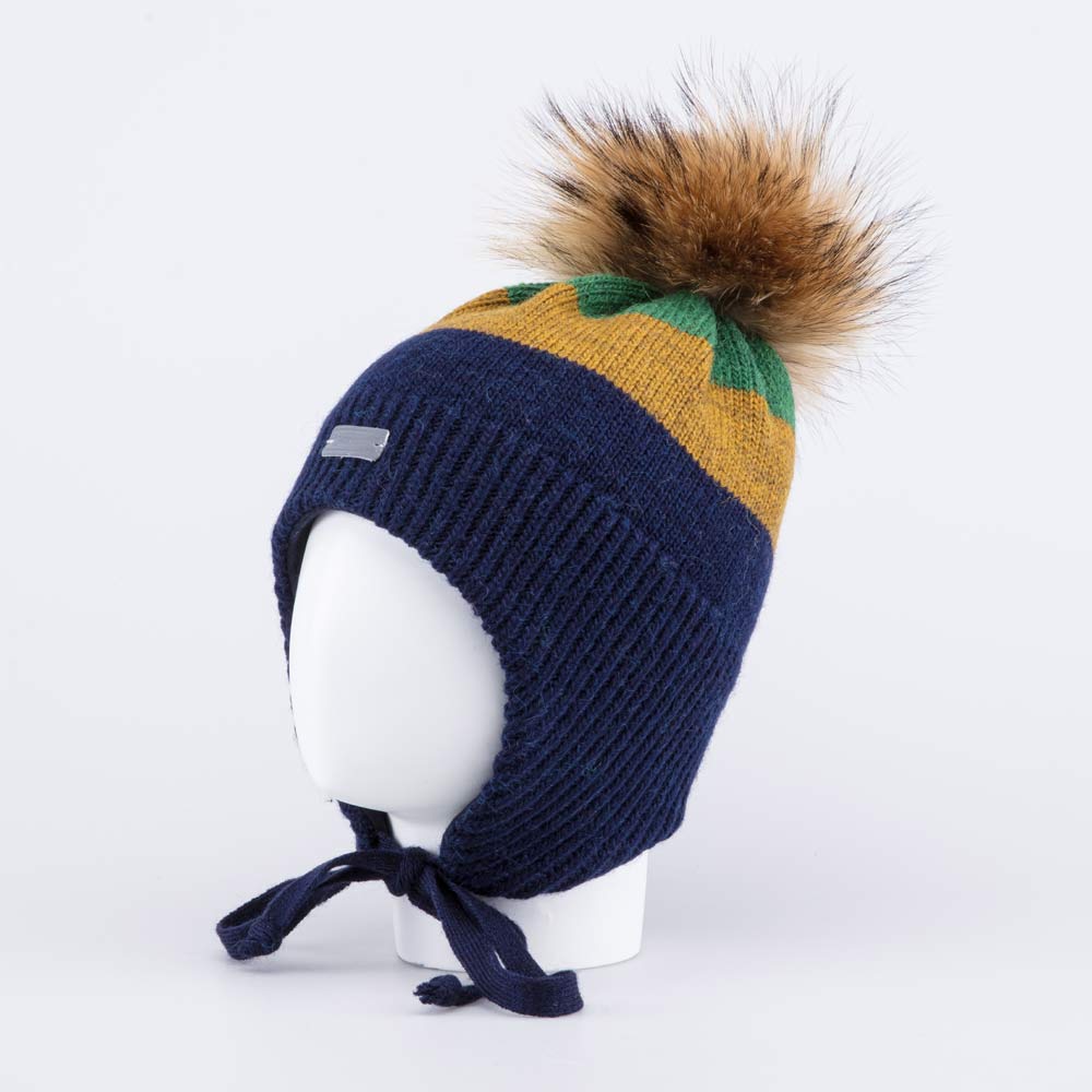 07711569-40 Шапка на завязках для мальчика, все фото 1