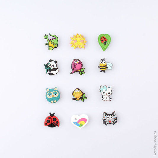 03014001-40 Украшение для обуви Божья Коровка красная, все фото 4