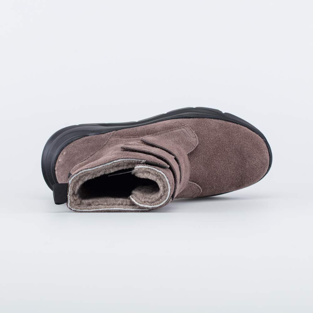 752205-51 Коричневые зимние ботинки для девочки-подростка, все фото 4