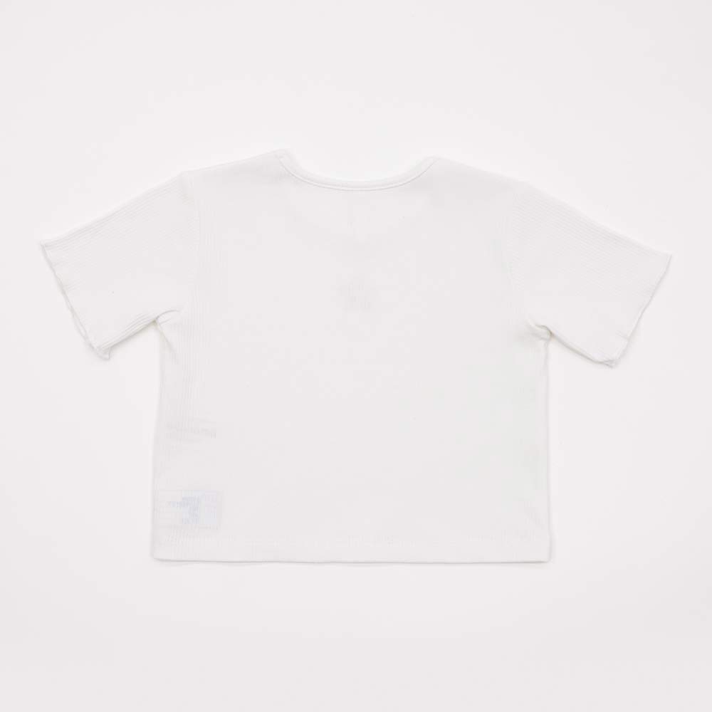 07802057-40 Белая футболка-топ для девочки, все фото 2