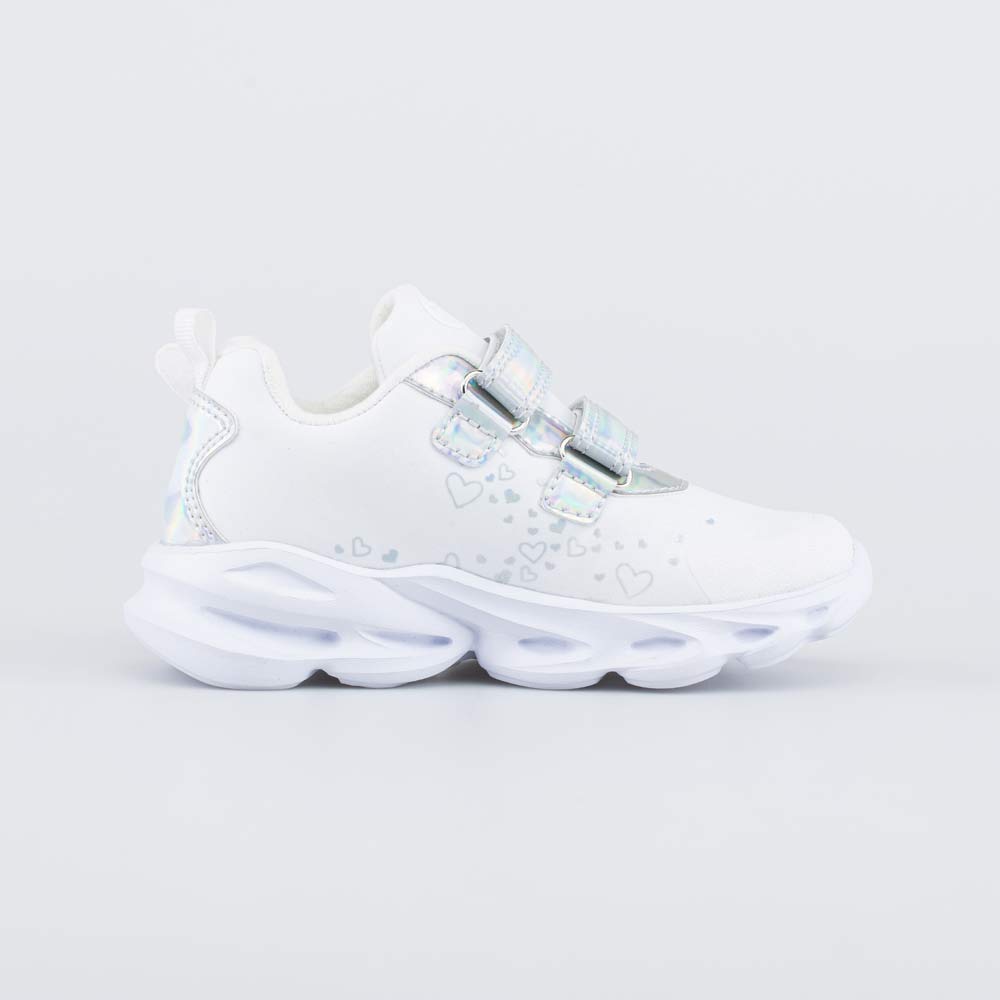 344435-73 Белые кроссовки с LED и Softshell, все фото 2