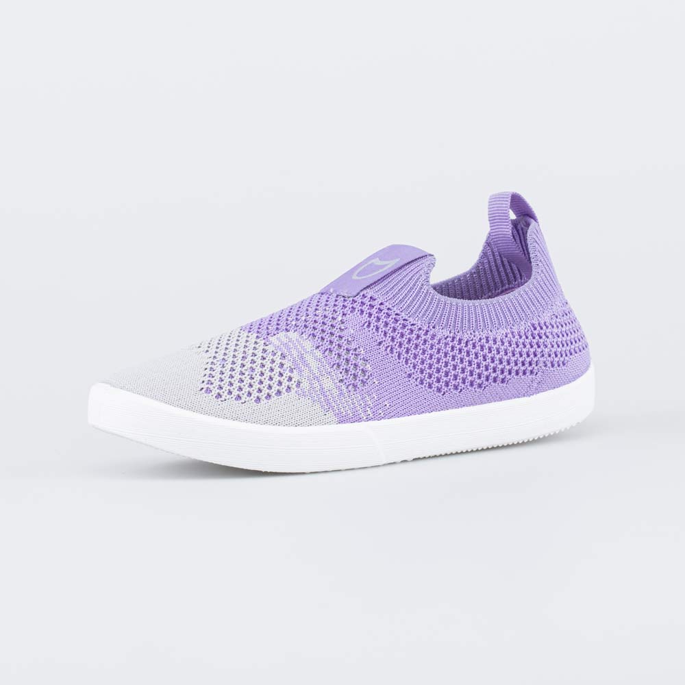 531237-15 Кеды из вязанного текстиля для девочки сиреневый, все фото 1