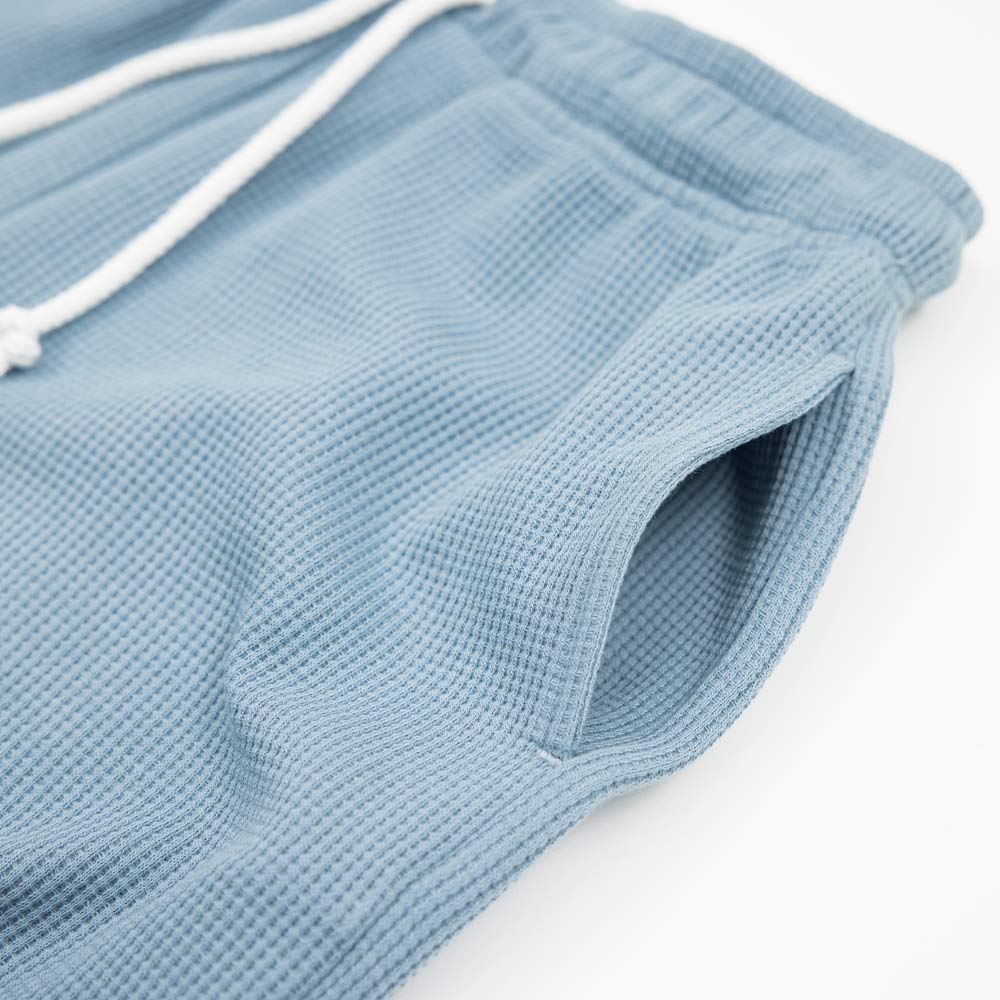 07764090-44 Шорты вафельные для мальчика голубой, все фото 4