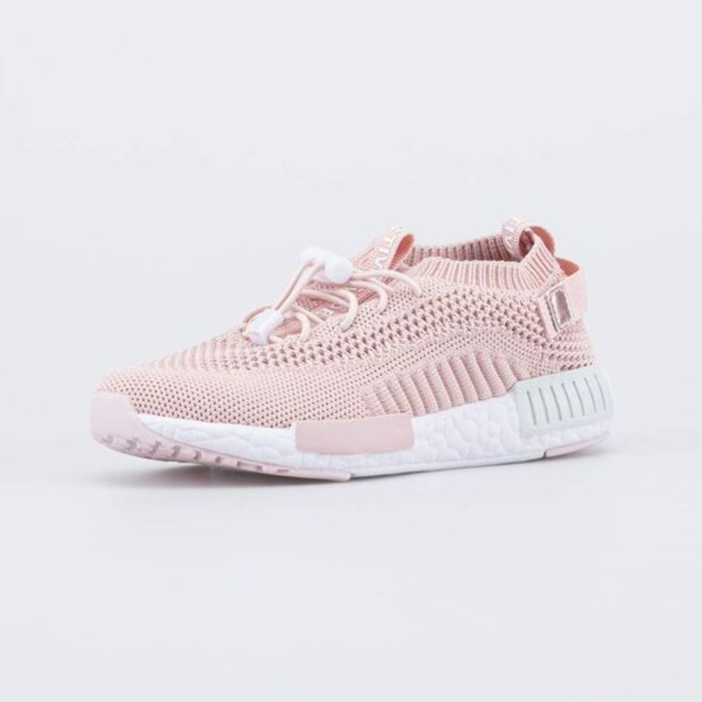 441027-11 Розовые текстильные кроссовки , все фото 1