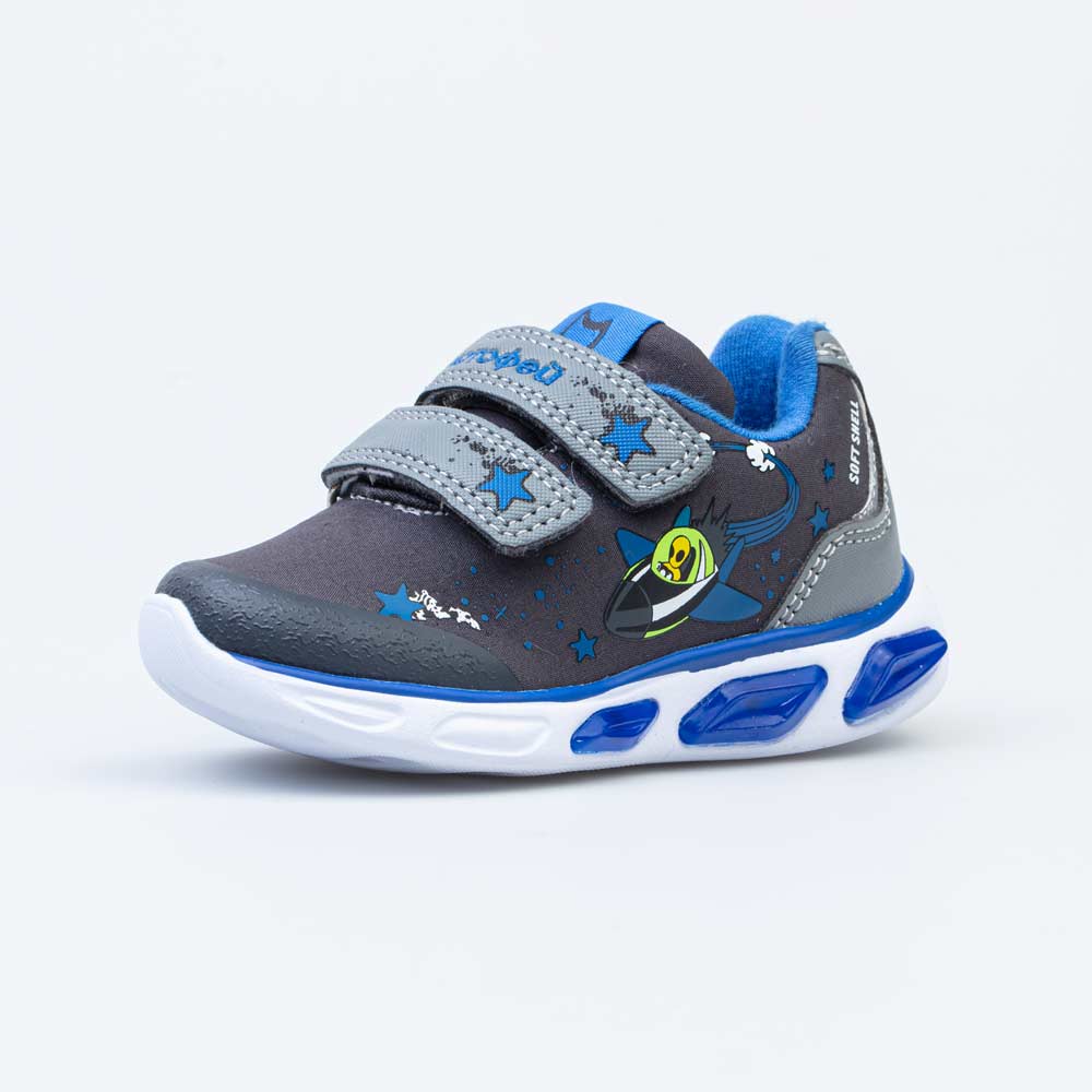 144164-72 Всепогодные кроссовки из материала SoftShell с подсветкой на подошве, все фото 1