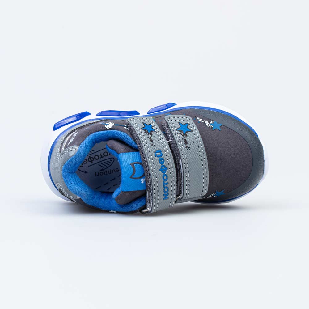 144164-72 Всепогодные кроссовки из материала SoftShell с подсветкой на подошве, все фото 4