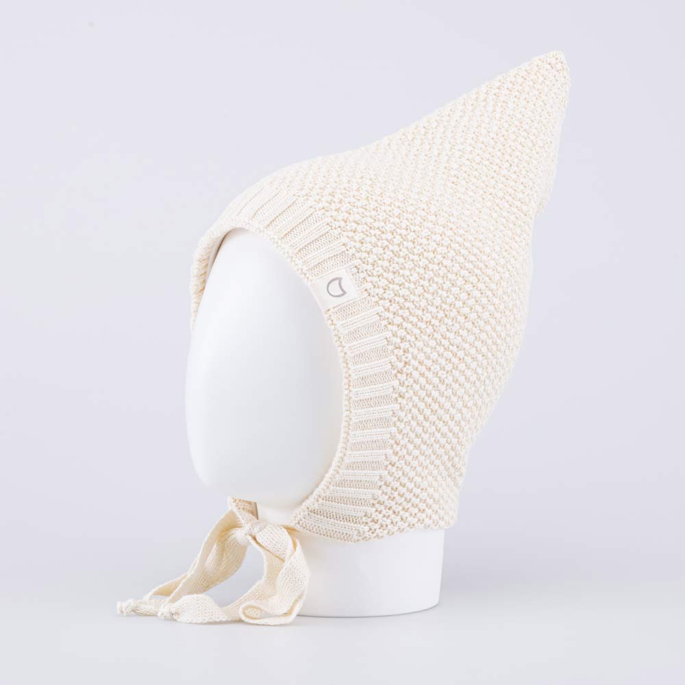 07811982-40 Шапка вязаная Гномик бежевый, все фото 1