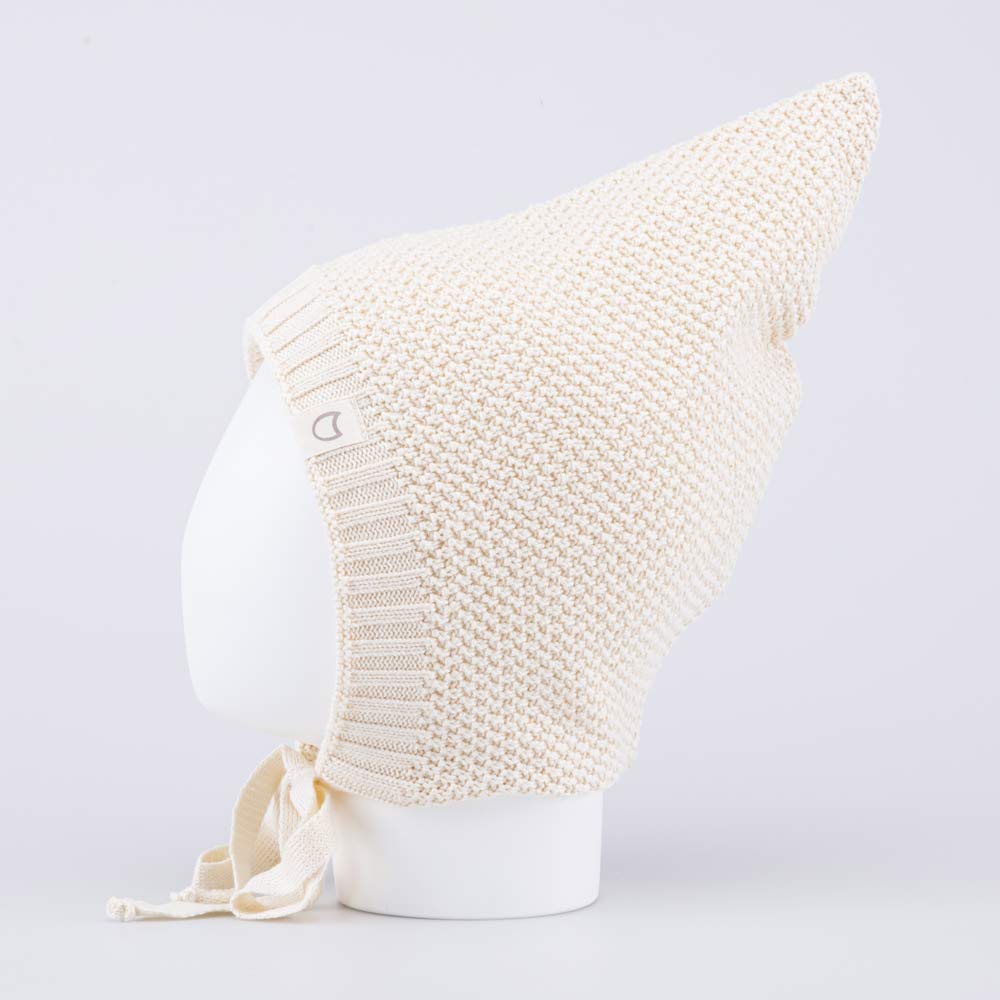 07811982-40 Шапка вязаная Гномик бежевый, все фото 2