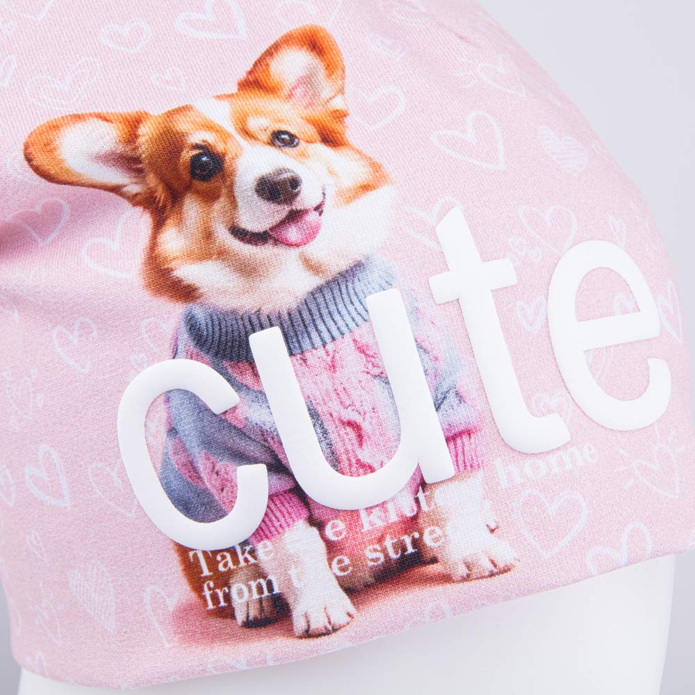 07811991-40 Шапка для девочки Модный Корги, все фото 3