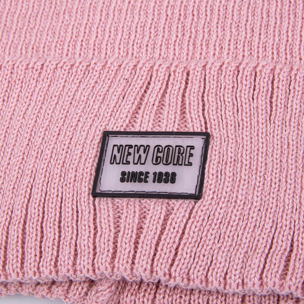 07811923-41 Комплект шапка+снуд детский розовый, все фото 3