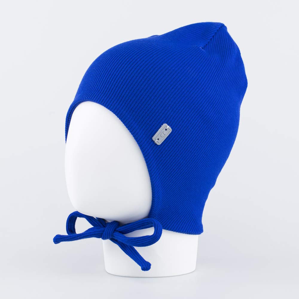 07711642-41 Шапка детская с завязками синий, все фото 1